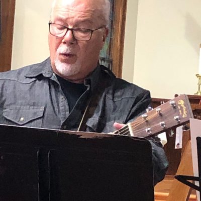 Steve on guitar
